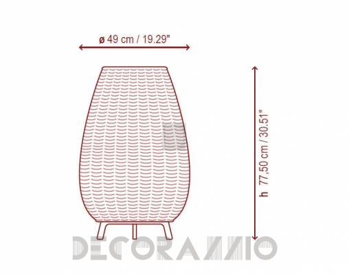 Светильник  напольный (Торшер) Bover AMPHORA - AMPHORA 01 P-742