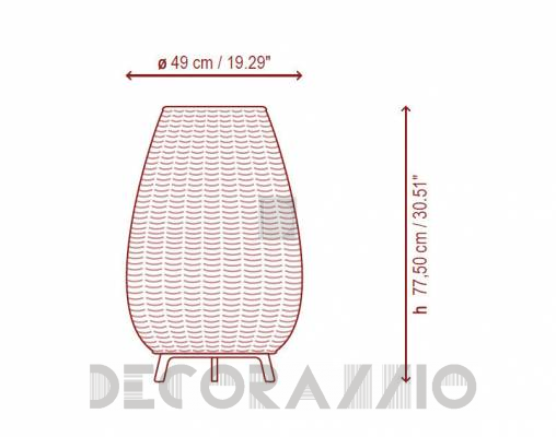 Светильник  напольный (Торшер) Bover AMPHORA - AMPHORA 01 0133003