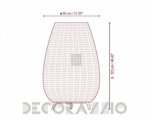 Светильник  напольный (Торшер) Bover AMPHORA - AMPHORA 02 0233003