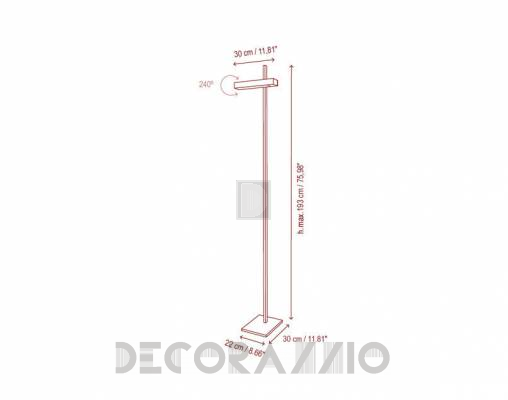 Светильник  напольный (Торшер) Bover TIMEA - TIMEA - P