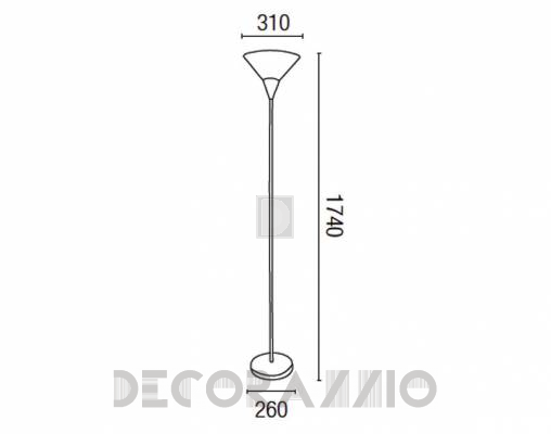 Светильник  напольный (Торшер) Faro 57049 - 57049