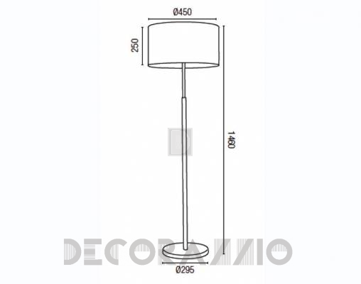 Светильник  напольный (Торшер) Faro 68443 - 68443