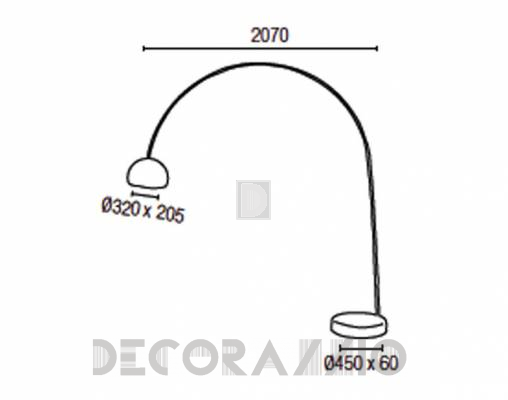 Светильник  напольный (Торшер) Faro 68313 - 68313