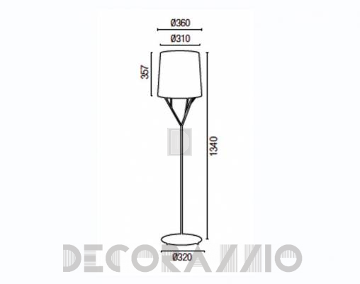 Светильник  напольный (Торшер) Faro 29869 - 29869