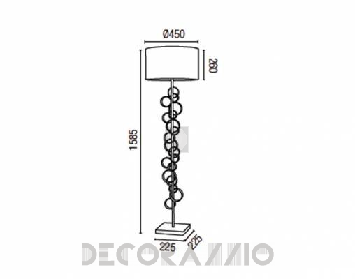 Светильник  напольный (Торшер) Faro 29833 - 29833