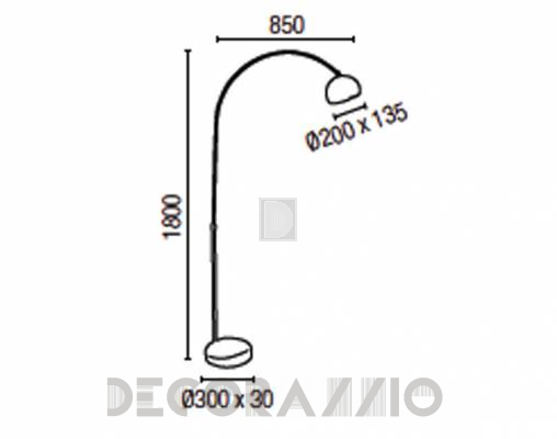 Светильник  напольный (Торшер) Faro 68312 - 68312