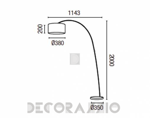 Светильник  напольный (Торшер) Faro 68462 - 68462