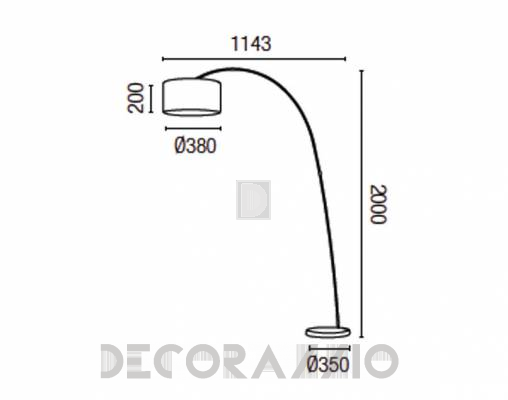 Светильник  напольный (Торшер) Faro 68463 - 68463