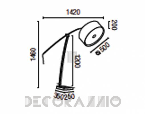 Светильник  напольный (Торшер) Faro 29760 - 29760