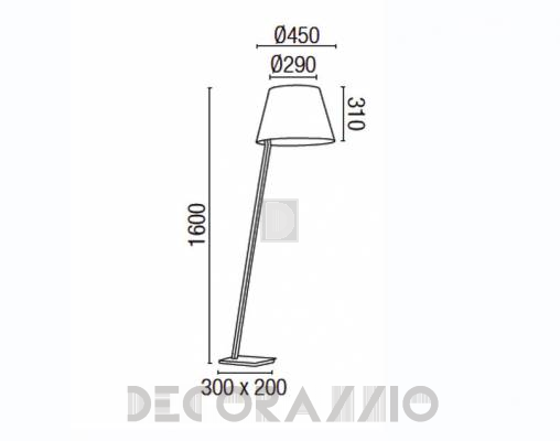 Светильник  напольный (Торшер) Faro 68503 - 68503