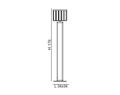 Светильник  напольный (Торшер) Idl 359-4P Grey - 359-4P Grey