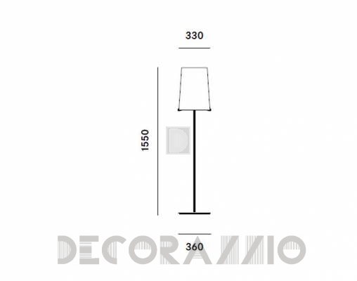 Светильник  напольный (Торшер) Prandina SERA F3 - SERA F3