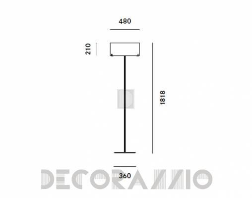 Светильник  напольный (Торшер) Prandina CPL F7 - CPL F7