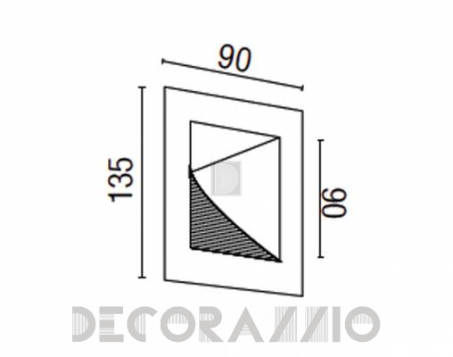 Светильник  настенный врезной Faro 46031 - 46031