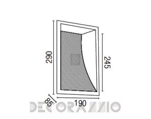 Светильник  настенный врезной Faro 46029 - 46029