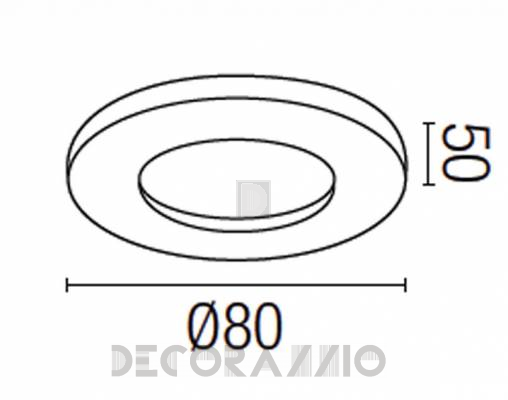 Светильник  потолочный врезной (Светильник точечный) Faro 40215 - 40215