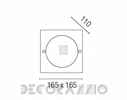 Светильник  потолочный врезной Faro 42972 - 42972