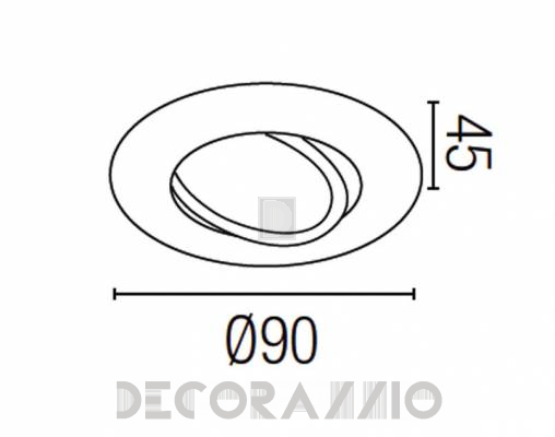 Светильник  потолочный врезной Faro 42921 - 42921