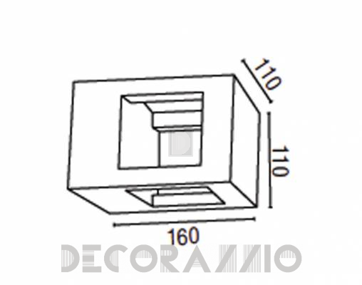 Светильник уличный настенный накладной Faro 70751 - 70751