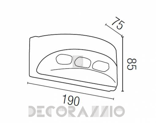 Светильник уличный настенный накладной Faro 70517 - 70517