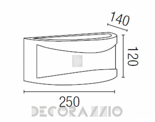 Светильник уличный настенный накладной Faro 70702 - 70702