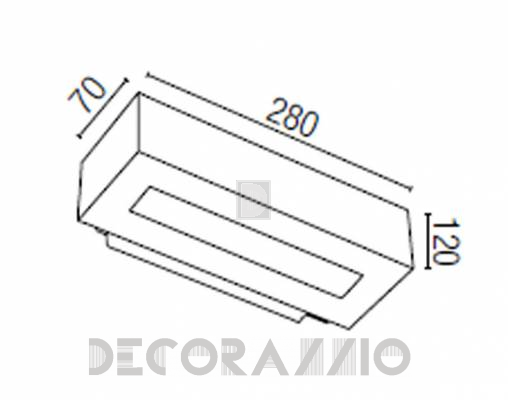 Светильник уличный настенный накладной Faro 70899 - 70899