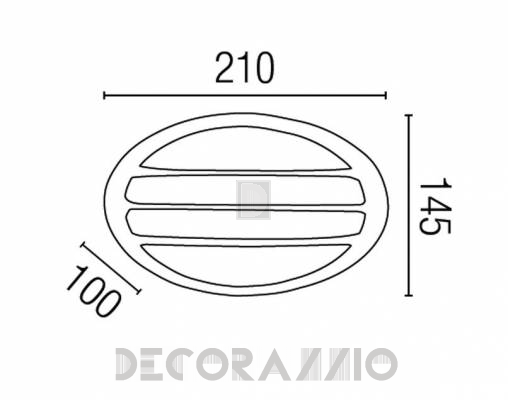 Светильник уличный настенный накладной Faro 71543 - 71543