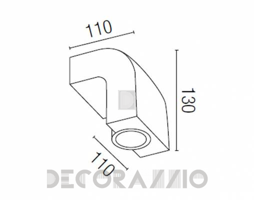 Светильник уличный настенный накладной Faro 74407 - 74407