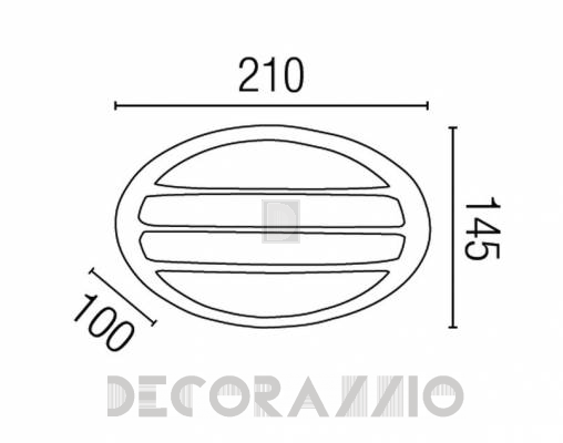 Светильник уличный настенный накладной Faro 71544 - 71544