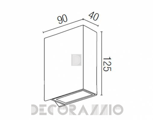 Светильник уличный настенный накладной Faro 70569 - 70569