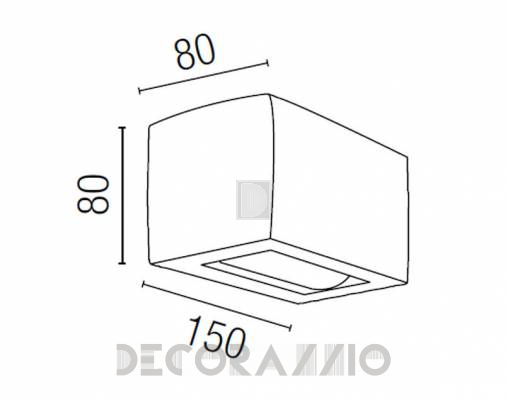 Светильник уличный настенный накладной Faro 71373 - 71373