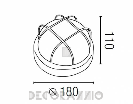 Светильник уличный настенный накладной Faro 72031 - 72031