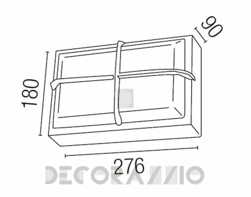 Светильник уличный настенный накладной Faro 72005 - 72005