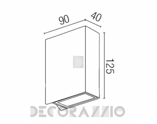 Светильник уличный настенный накладной Faro 70568 - 70568