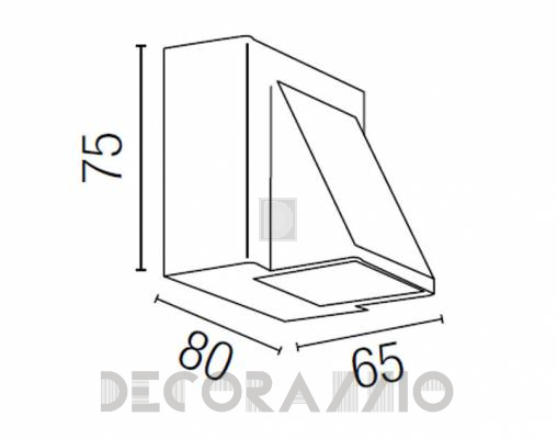 Светильник уличный настенный накладной Faro 70556 - 70556