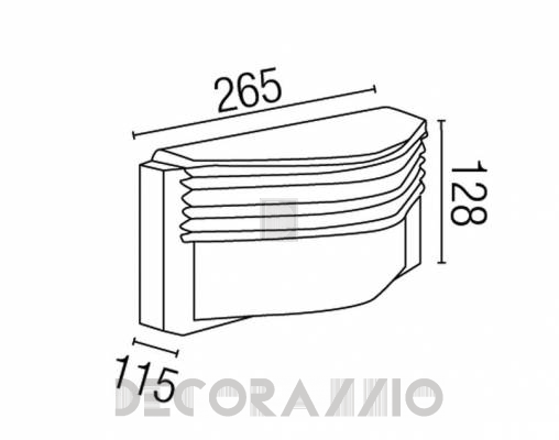 Светильник уличный настенный накладной Faro 71360 - 71360