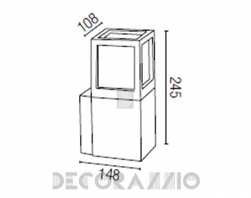 Светильник уличный настенный накладной Faro 70760 - 70760