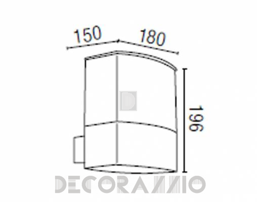 Светильник уличный настенный накладной Faro 74440 - 74440