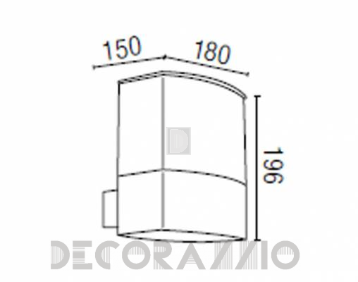 Светильник уличный настенный накладной Faro 74440 - 74440