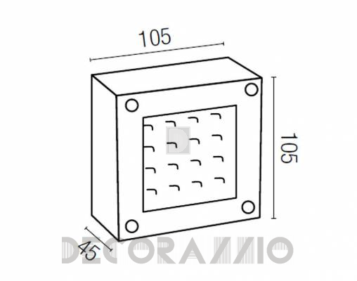 Светильник уличный настенный накладной Faro 70522 - 70522