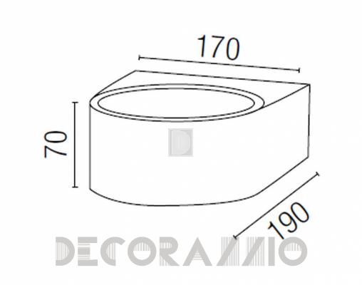 Светильник уличный настенный накладной Faro 71370 - 71370