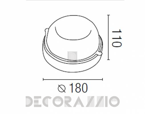 Светильник уличный настенный накладной Faro 72020 - 72020