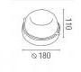 Светильник уличный настенный накладной Faro 72020 - 72020