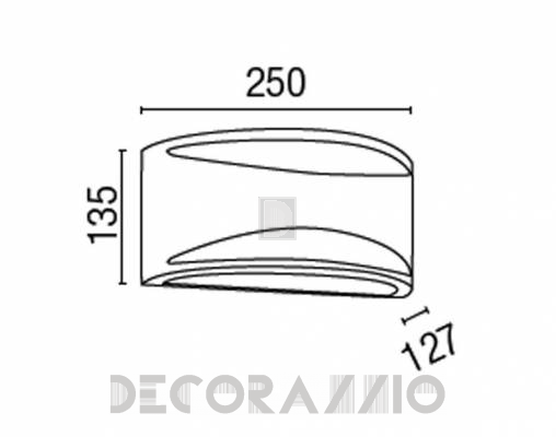 Светильник уличный настенный накладной Faro 70697 - 70697
