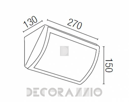 Светильник уличный настенный накладной Faro 70623 - 70623