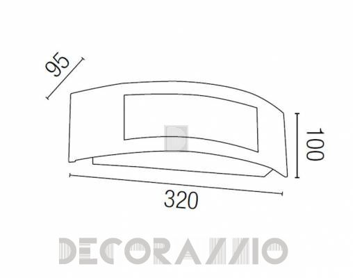 Светильник уличный настенный накладной Faro 72260 - 72260