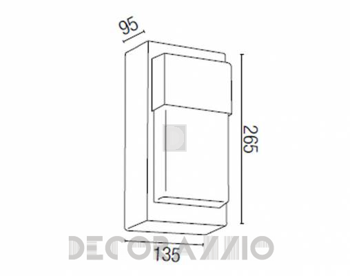 Светильник уличный настенный накладной Faro 70890 - 70890