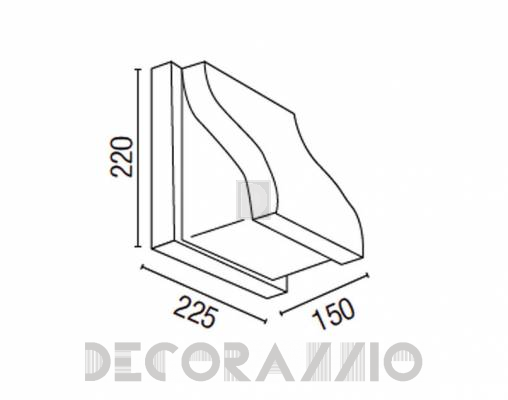 Светильник уличный настенный накладной Faro 70749 - 70749