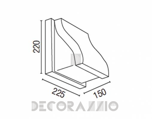 Светильник уличный настенный накладной Faro 70749 - 70749