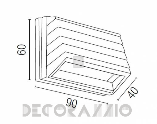 Светильник уличный настенный накладной Faro 70511 - 70511